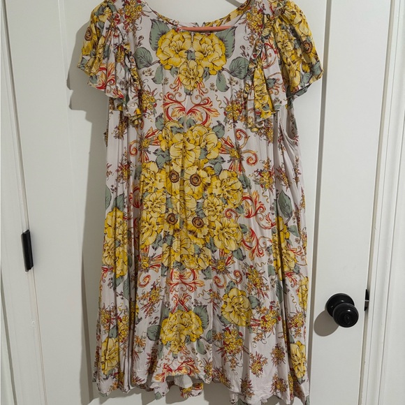 Free People Yara printed mini dress. - Picture 3 of 8